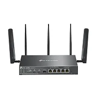 Маршрутизатор TP-Link ER706WP-4G, Omada 4G+ Cat6 AX3000 Wi-Fi 6 Gigabit VPN Gateway with 4-Port PoE+