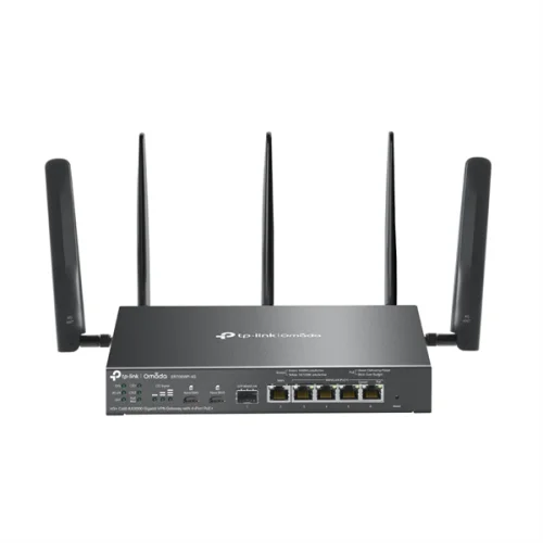 Маршрутизатор TP-Link ER706WP-4G, Omada 4G+ Cat6 AX3000 Wi-Fi 6 Gigabit VPN Gateway with 4-Port PoE+