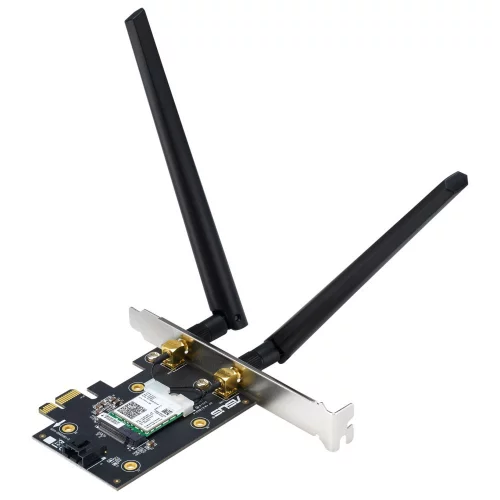 Wi-Fi BT адаптер Asus PCE-AX3000 (90IG0610-MO0R10) (PCE-AX3000) Wi-Fi + Bluetooth адаптер Asus PCE-AX3000 PCI-E (90IG0610-MO0R10) фото 2