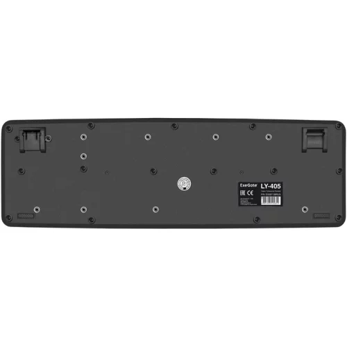 Exegate EX287138RUS Клавиатура ExeGate LY-405 (USB, 105кл., Enter большой, шнур 1,5м, черная, Color box) фото 3