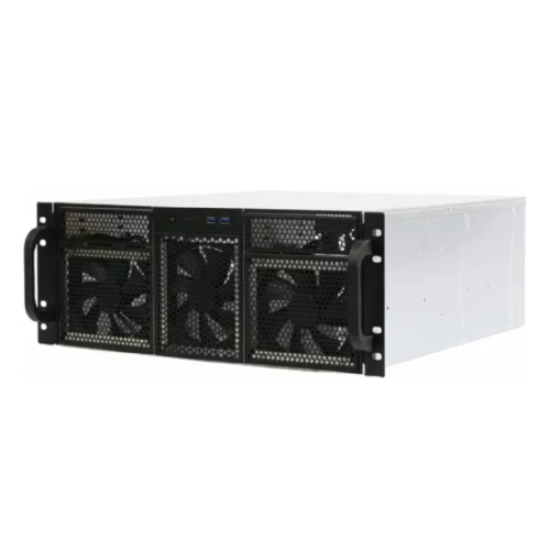 Procase RE411-D2H15-FE-65 Корпус 4U server case,2x5.25+15HDD,черный,без блока питания,глубина 650мм,MB EATX 12