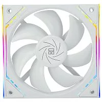 Кулер для корпуса/ Case Cooler Thermalright TL-M12W-S (120x124x25mm, 4-pin PWM, ARGB, 47.6CFM, 23.2dBA, 1500RPM, White)