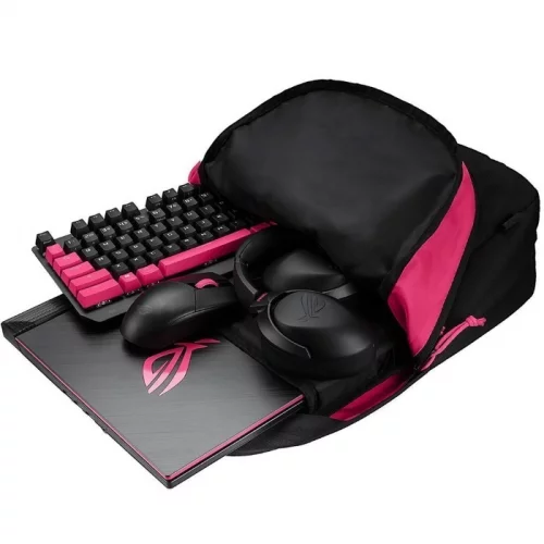 Рюкзак для ноутбука ASUS ROG Ranger BP1503G Electro Punk 15.6 полиэстер черный (90XB0680-BBP010) фото 3