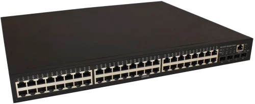 Коммутатор Gigabit Ethernet OSNOVO SW-74804/L Управляемый (L2+) коммутатор Gigabit Ethernet на 48 RJ45 + 4 x GE SFP порта. Порты: 48 x GE (10/100/1000Base-T) + 4 x GE SFP (1000Base-X), Консольный порт; Уровень управления L2 (Ful