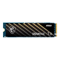 MSI SSD SPATIUM M450, 1000GB, M.2(22x80mm), NVMe, PCIe 4.0 x4, 3D TLC, R/W 3600/3000, IOPs 420 000/550 000, TBW 600, DWPD 0.33 (5 лет) (S78-440L980-P83)