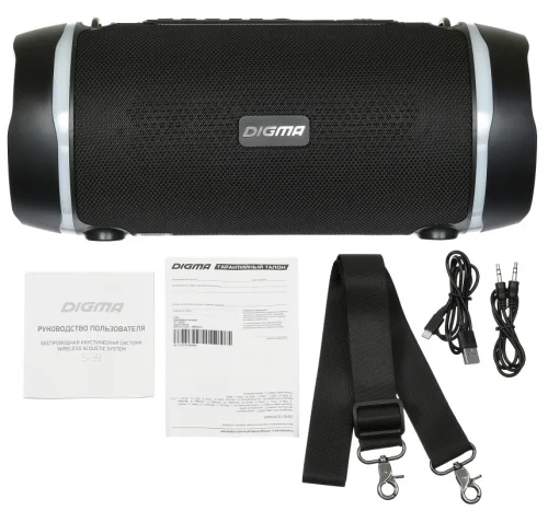 Колонка порт. Digma S-39 черный 25W 1.0 BT/USB 3000mAh (SP3925B) фото 4