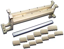 50-парный 110 настенный кросс LANMASTER, блоки и ножки в комплекте (LAN-WS110-50FT)