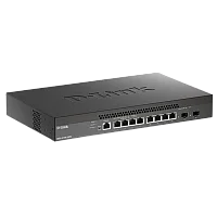 Коммутатор D-Link Управляемый L2+ коммутатор, 8x10GBase-T, 2x10GBase-X SFP+, CLI, Web-интерфейс, SNMP, консольный порт RJ-45 (DXS-1210-10TS/B2A)