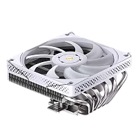 Кулер для процессора/ CPU Cooler JONSBO HP-600 (210W, 4-pin PWM, 66mm, Al/ Cu, 6x6mm, ARGB, 1x120mm, 61.51CFM, 37.2dBA, 1800RPM, S: 1700/ 1200/ 115X, AM4/ AM5 White) (HP-600 WHITE)
