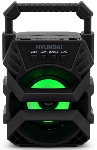 Колонка порт. Hyundai H-PS1000 черный 9W 1.0 BT/USB 10м 500mAh фото 10