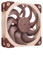 Кулер для корпуса/ Case Cooler Noctua NF-A12x25 G2 PWM (120x120x25mm, 4-pin PWM, 63.15CFM, 22.5dBA, 1800RPM, Beige/Brown)