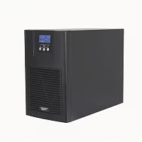 Источник бесперебойного питания SMARTWATT ИБП Онлайн, мощность 3000/ 2700 ВА/ Вт, напольный, LCD дисплей, IEC13 - 6 шт., встроенные АКБ (UPS MASTER IEC 3KVA)