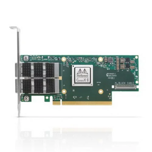 Сетевая карта Infiniband/ CX653106A ConnectX®-6 VPI adapter card, 100Gb/ s (HDR100, EDR IB and 100GbE), dual-port QSFP56, PCIe3.0/ 4.0 x16, tall bracket, single pack (MCX653106A-ECAT)