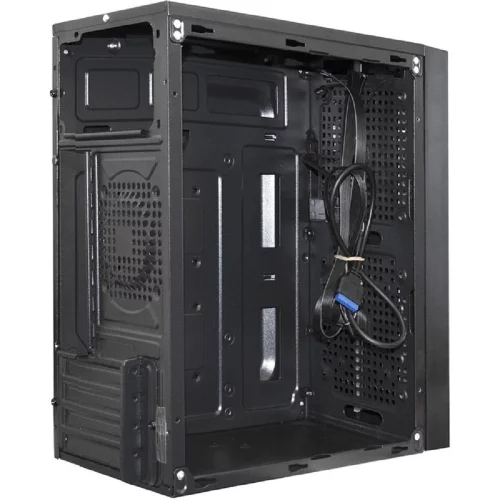 Exegate EX287882RUS Корпус Minitower ExeGate mEVO-9302-RGB (mATX, без БП, 2*USB+1*USB3.0, HD аудио, черный/ RGB) фото 2
