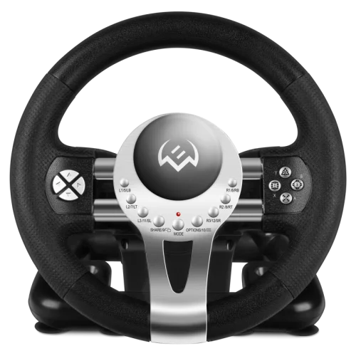 SVEN GC-W800 Руль (USB, педали, вибро, скоба, лепестки, АКПП, D-pad, 12 кл, резин. вставки, PC, PS-3/ 4, XB1) (SV-015442)
