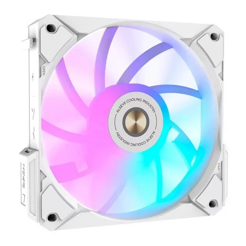Вентилятор в корпус ALSEYE COOLING FAN i12W-K3 White Dimensions: 120 x 120 x 25mm Voltage: DC 12V Current: 0.21A Fan Speed :800-1800±10% Max. Air Flow: 31.18-73.92CFM Max. Air Pressure: 0.56-2.1mmH20 Max. Noise: 20-33. (AS.04.09.0003) фото 3