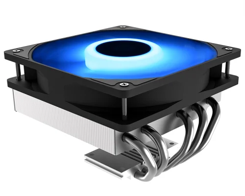ID-COOLING IS-50 MAX RGB V3 LGA1700/ 1200/ 115X/ AM5/ AM4 низкопрофильный высота 77mm (27шт/ кор, TDP 130W, PWM, 5 тепл.трубок, RGB FAN 120mm) BOX