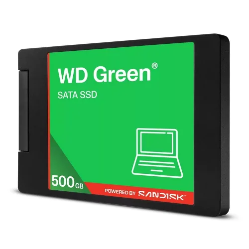 Накопитель SSD WD 500Gb Green (2.5, SATA-III, R/W 545/510MB/s, MTTF 2000000 hrs) (WDS500G5G0A) фото 2