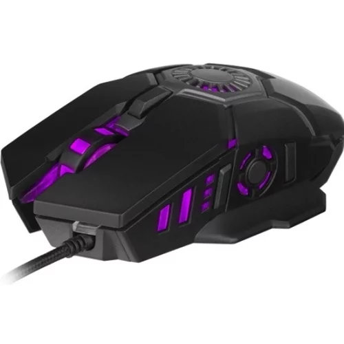 SVEN RX-G880 Игровая мышь чёрная (7 кнопок, 7000 dpi, USB, вентилятор, RGB подсветка ) (SV-021054)