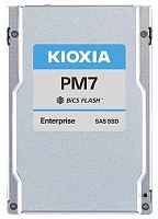 Твердотельный накопитель/ KIOXIA SSD PM7-R, 7680GB, 2.5" 15mm, SAS 24G, TLC, R/W 4200/4100 MB/s, IOPs 720K/175K, TBW 14016, DWPD 1 (12 мес.) (KPM71RUG7T68)