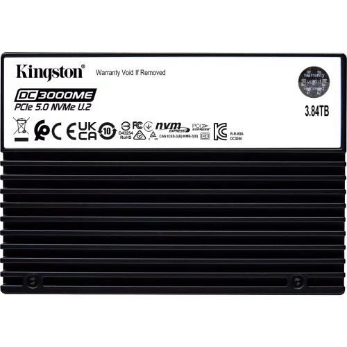 Твердотельный накопитель/ Kingston SSD DC3000ME 3840GB, U.2(2.5