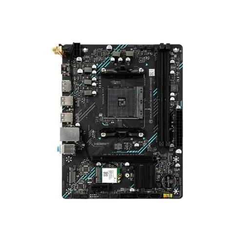 MAXSUN MS-B450M GAMING WIFI (Socket AM4, mATX, 2*DDR4 (64Gb), DP/HDMI, 2*SATA3, 1*M.2, 1*PCIEx16/1*PCIEx1, 2*USB2.0, 4*USB 3.2 Gen1, LAN 1*1G, Wi-Fi 802.11ac, RTL) фото 2
