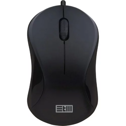 Мышь проводная USB STM 104C черный/ STM USB WIRED MOUSE STM 104C black