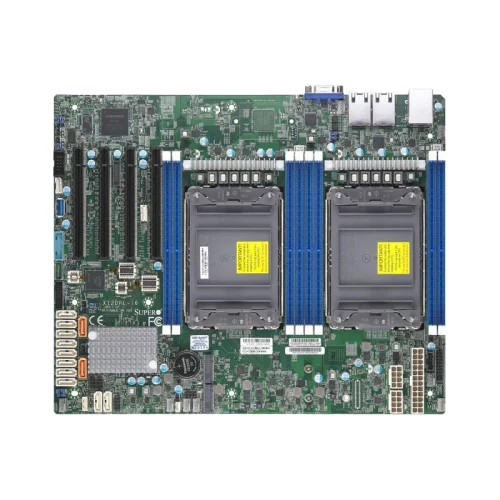Материнская плата/ MB Supermicro X12DPL-I6, 2x LGA 4189, C621A, 8xDDR4, 4 PCI-E 4.0 x16, M.2 Interface: 2 PCI-E 4.0 x4, 2260, 2280, Dual LAN with Intel® i210 Gigabit Ethernet Controller (MBD-X12DPL-I6-B (BUNDLE))