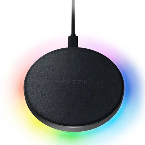 Зарядное устройство Razer Chroma Charging Pad 10W Fast Wireless (RC21-01600100-R371)