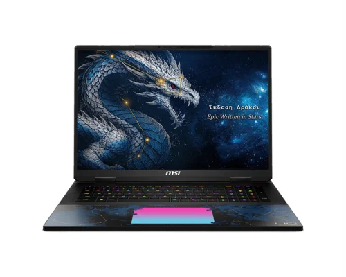 Ноутбук MSI Titan 18 HX Dragon Edition Draco A2WJ (9S7-1824D6-1251) Ноутбук MSI Titan 18 HX Dragon Edition Draco A2WJ Ultra9 290HX 18 16:10 UHD+ (3840x2400)240Hz DDR5 96GB (48GB*2),4TB SSD (2TB+2TB),NV RTX 5090 (24GB GDDR7),99Whr,3,6kg,2y,Win11Home, (9S7-1824D6-1251)