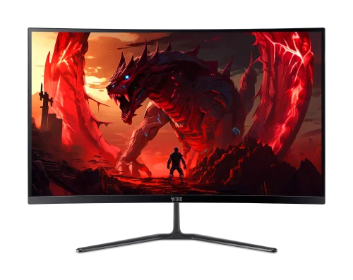 Монитор/ ACER Nitro ED270UX6bmiipx 27, ZeroFrame, Curved 1500R, Black, 16:9, VA, 2560x1440, 1 / 0,5 (GTG, Min.)ms, 250cd, 220Hz, 2xHDMI(2.1) + 1xDP(1.4) + SPK + Audio Out, Speakers 2Wx2, sync: FreeS (UM.HE0CD.602)