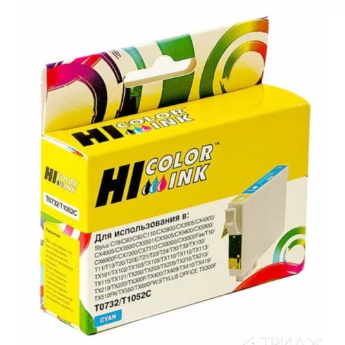Картридж Hi-Black HB-T0732 голубой (для Epson Stylus C79/ C110/ T40W/ TX200/ 400/ TX600FW) (153023710)