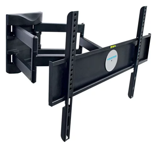 Кронштейн для ТВ KROMAX ATLANTIS-55 black (max VESA 600x400 мм., настенный, наклонно-поворотный, max 45 кг) (29008)
