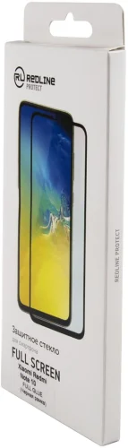 Защитное стекло для экрана Redline УТ000024054 черный для Xiaomi Redmi Note 10/ 10s прозрачная фото 4