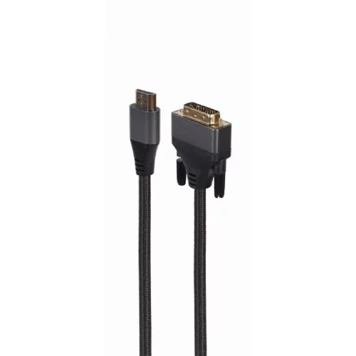 Cablexpert Кабель HDMI-DVI , 4K, 19M/ 19M, 1.8м, single link, пакет (CC-HDMI-DVI-4K-6)