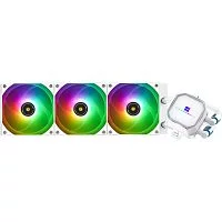 Система жидкостного охлаждения/ Система жидкостного охлаждения Thermalright Frozen Prism 360 White ARGB, радиатор 360 мм, 1850 об/мин, 27 дБА, PWM, белы (F-PRISM-360-WH-ARGB)