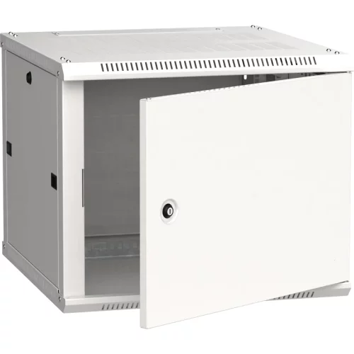 Шкаф LINEA W 9U 600x600 мм дверь металл, RAL7035 (LWR3-09U66-MF)