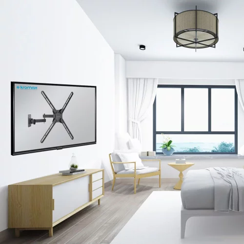 Кронштейн для телевизора Kromax CORBEL-7 черный 22-65 макс.30кг настенный поворот и наклон (90467) фото 2