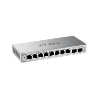 Коммутатор Web Smart L2 коммутатор Zyxel GS1200-10v3, 8xGE, 2xSFP, настольный, бесшумный (GS1200-10V3-EU0101F)