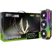 Видеокарта Zotac RTX5070Ti AMP EXTREME INFINITY 16GB GDDR7 256it 3xDP HDMI 3FAN PREMIUM PACK (ZT-B50710B-10P)