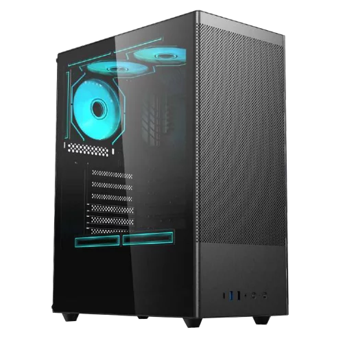 Корпус для ПК ACD Citadel 108B ATX, Type-C + 2XUSB ports + HD audio combo, Mesh, TG, Black. (AH-SI2G0-000)