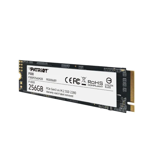 Твердотельный накопитель Patriot P300 SSD M.2 2280 256Gb PCI-E 3.0 x4 3D QLC 1700/ 1100MB/ s IOPS 290K/ 260K (P300P256GM28) фото 5