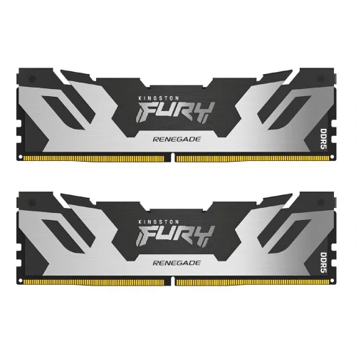 Память оперативная/ Kingston 32GB 7600MT/s DDR5 CL38 DIMM (Kit of 2) FURY Renegade Silver XMP (KF576C38RSK2-32)