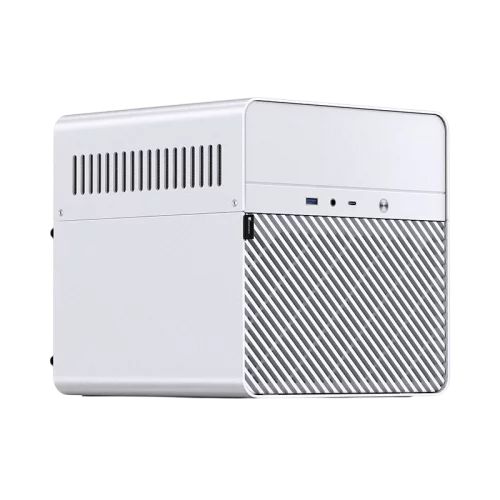 Корпус без блока питания/ Case JONSBO N2, Mini-Tower, 1x120mm, 1xUSB-A 3.0 + 1xUSB-C 3.2, SFX PSU Support, mITX White (N2 WHITE)