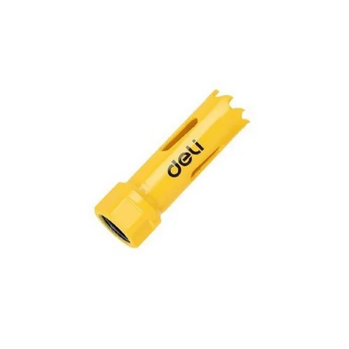 Оснастка Deli Коронка биметаллическая DH-SKK019-E1 диаметр 19мм, макс глубина сверления 38мм, шаг зубьев 4-6мм, 42CrMo+M3