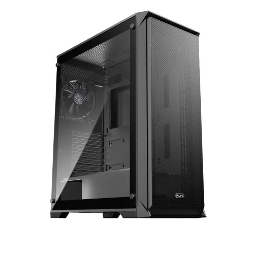 Корпус без блока питания/ Case Raijintek ARCADIA 41, Midi-Tower, TG, 1x120mm, 2xUSB-A 3.0 + 1xUSB-C, ATX, mATX, mITX Black (0R20B00263)