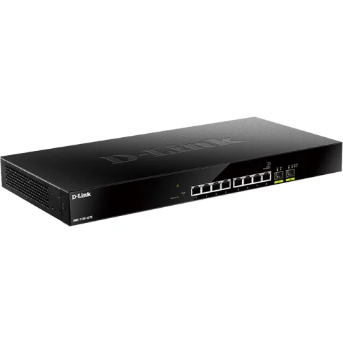 Коммутатор/ DMS-1100-10TS Smart L2 Switch 8x2.5GBase-T, 2x10GBase-X SFP+ (DMS-1100-10TS/A1A)