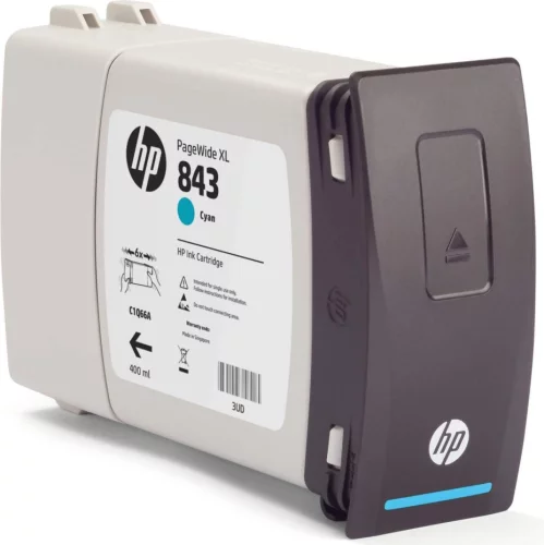 Картридж HP 843C, синий, C1Q66A (C1Q66A) Картридж/ HP 843C 400-ml Cyan Ink Cartridge (C1Q66A) фото 2