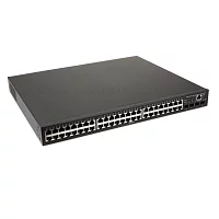 PoE Коммутатор OSNOVO SW-48G4X-2L Управляемый L3 PoE коммутатор на 48xGE RJ-45 + 4х10G SFP+ порта. Порты: 4 x GE (10/100/1000 Base-T) с PoE (до 90W, A+B) + 44 x GE (10/100/1000 Base-T) с поддержкой PoE (IEEE 802.3af