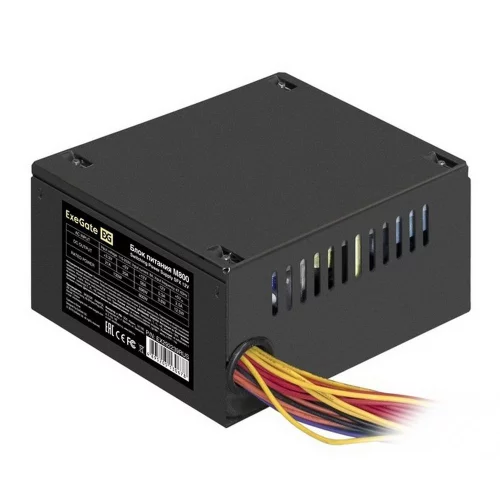 Блок питания 800W ExeGate M800 (SFX, APFC, КПД 87% (80 PLUS Silver), 8cm fan, 24pin, (4+4)pin, 2xPCI-E, 3xSATA, 2xIDE, black) (EX292239RUS)